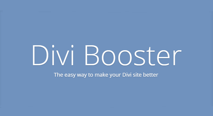 Divi Booster v2.3.7 – Easy Way To Customize Divi WP Plugin