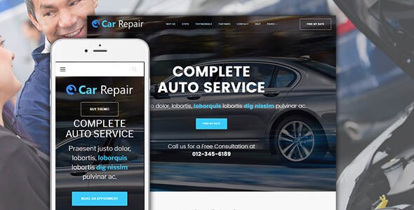 Car Repair v1.0 – Auto Repair Responsive WordPress Theme