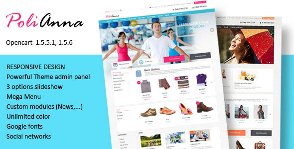 POLIANNA – THEMEFOREST RESPONSIVE OPENCART THEME