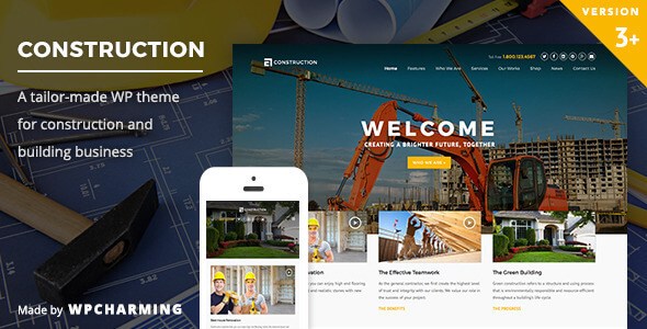 Construction v3.1.4 – Building Business WordPress Theme