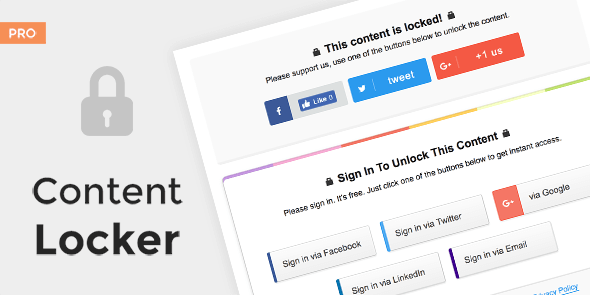 Content Locker Pro v1.0.13 – Premium WordPress Plugin