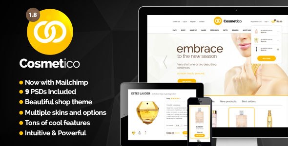 Cosmetico v1.8.7 – Responsive eCommerce WordPress Theme