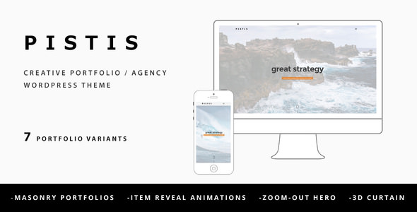 PISTIS V1.7.0 - CREATIVE PORTFOLIO / AGENCY WP THEME