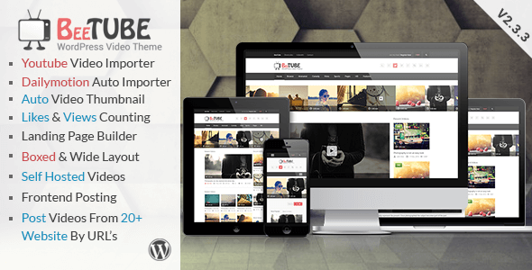 BeeTube v2.3.3 – Responsive Video WordPress Theme