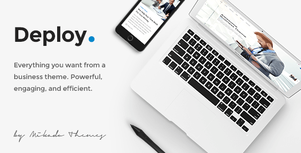 Deploy v1.6 – A Clean & Modern Business WordPress Theme