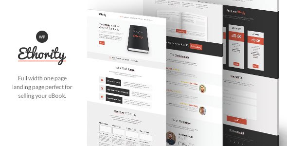 Download Ethority v1.2.2 – One Page eBook Landing theme