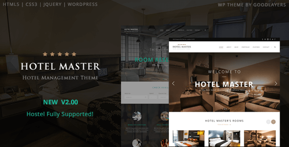 Hotel Master v2.04 – Hotel Booking WordPress Theme
