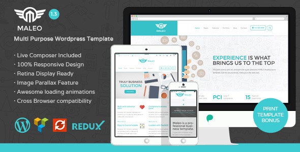 Download – Maleo v1.3 Clean Corporate WordPress Theme