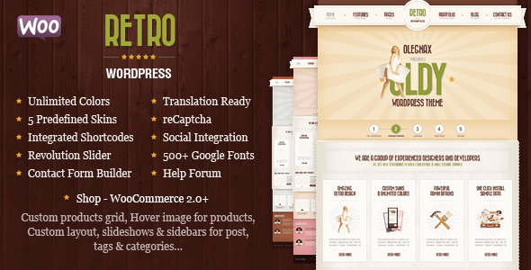 Retro v3.10.0 – Premium Vintage WordPress Theme