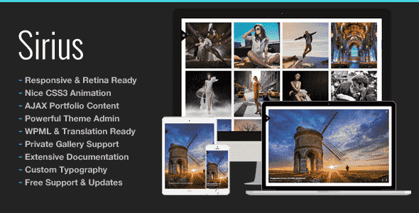 Download – Sirius v1.5 – Responsive Portfolio Photography Theme