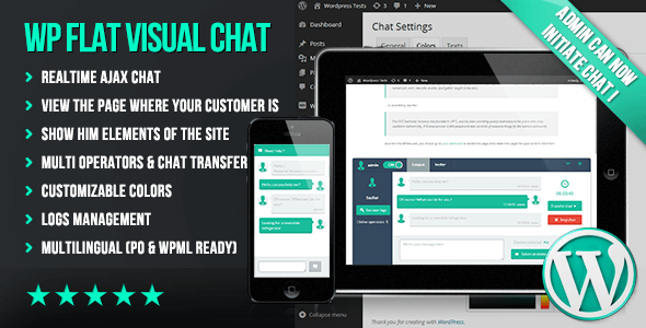 Download – WP Flat Visual Chat v5.344 WordPress Plugin