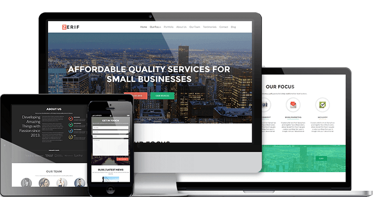 Zerif Pro v1.8.5.7 – Responsive Business WordPress Theme