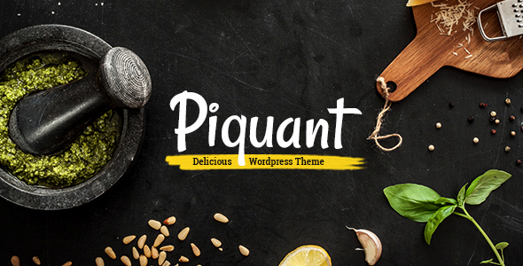 PIQUANT V1.5 - A RESTAURANT, BAR AND CAFÉ THEME