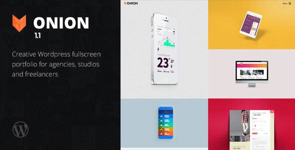 ONION - RESPONSIVE WORDPRESS PORTFOLIO THEME