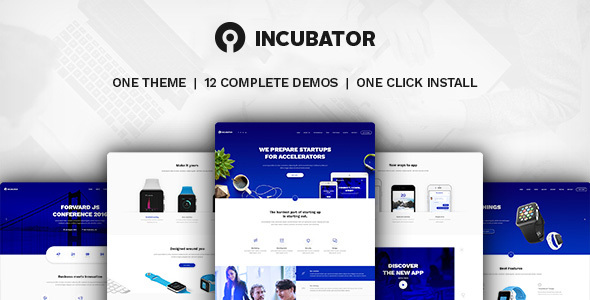 INCUBATOR V1.4 - WORDPRESS STARTUP BUSINESS THEME