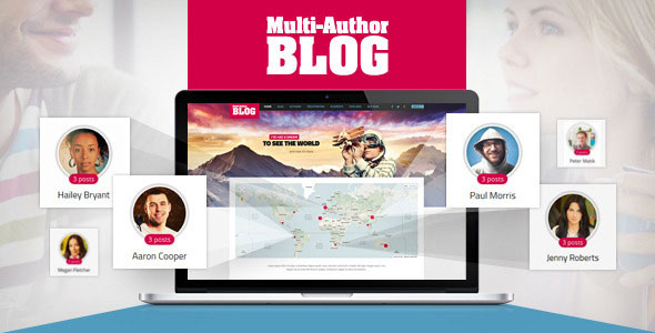 MULTI-AUTHOR BLOG WORDPRESS THEME V1.4.0