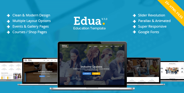 Edua v1.0 – Educational Responsive HTML5 Template