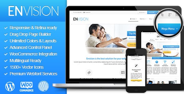 Envision v2.7.1 – Responsive Retina Multi-Purpose WordPress Theme