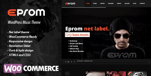 Eprom v1.5.4 – Responsive Music Band & Musician WP Theme