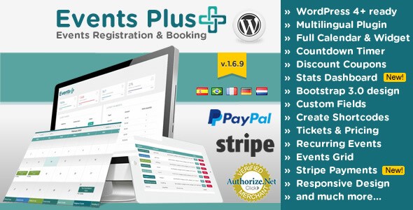 Events Calendar v1.6.9 Registration & Booking WP Plugin