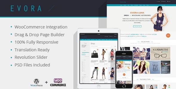 Evora v1.3.0 – Responsive e-Commerce WordPress Theme
