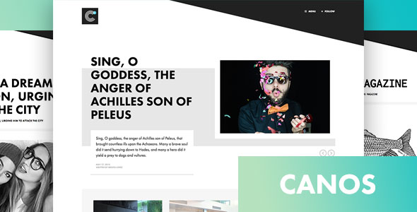 CANOS V1.2 - A CREATIVE WORDPRESS BLOG THEME