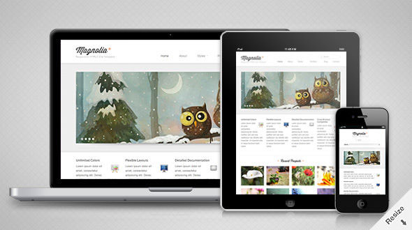 Magnolia – Mojothemes Responsive HTML5 Template