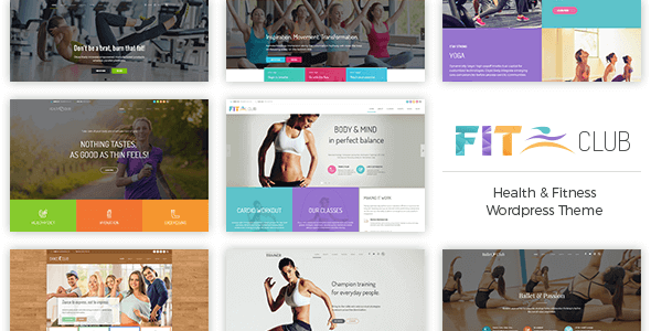 Fitness Club v1.0.3 – Responsive Health & Fitness WordPress Theme