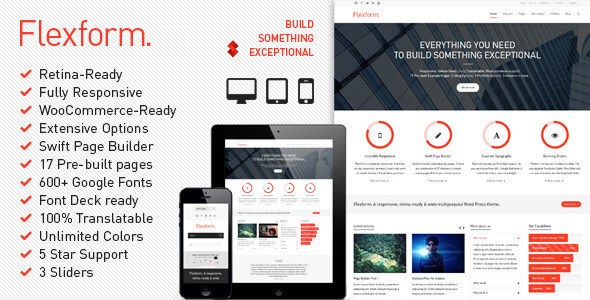 Flexform v1.70 – Retina Responsive Multi-Purpose WP Theme