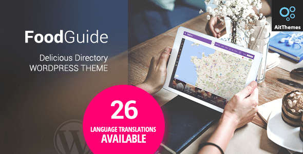 Food Guide v2.18 – Food & Drinks Directory Listing WordPress Theme