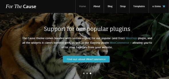 For The Cause v1.1.16 – Responsive WordPress WooCommerce Theme