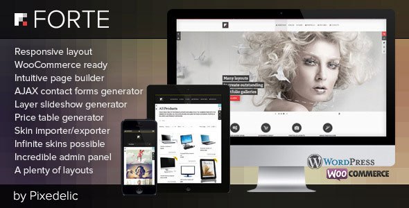 Forte v3.0.4 – Multi-Purpose WooCommerce Ready WP Theme