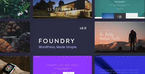 Foundry 2.0.5 – Multipurpose, Multi-Concept WordPress Theme