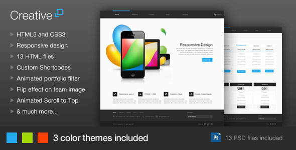 Creative - Themeforest Responsive HTML Template