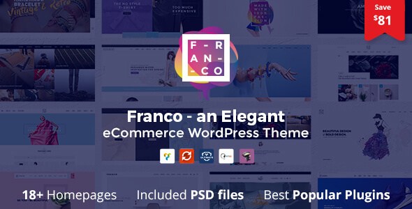 Franco v1.2.3 – Responsive Elegant WordPress WooCommerce Theme