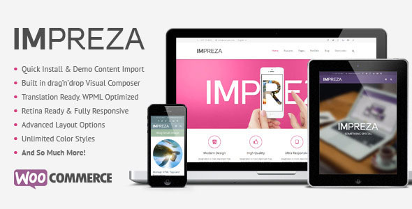IMPREZA V1.10.5 - THEMEFOREST RETINA RESPONSIVE WP THEME