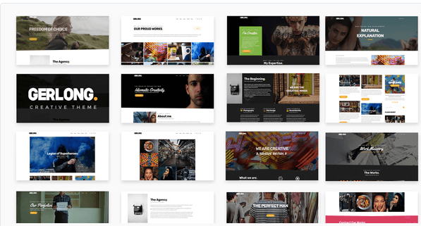 Gerlong v1.1 – One Page & Multi Page WordPress Portfolio Theme