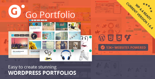 Go Portfolio v1.6.4 – WordPress Responsive Portfolio Plugin