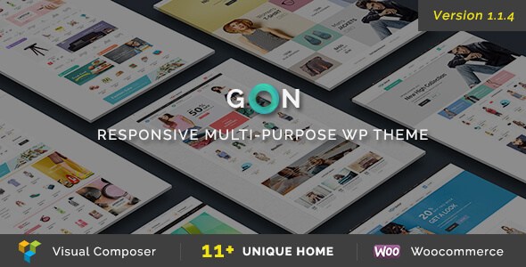 Gon v1.1.3 Responsive Multi-Purpose WordPress Theme