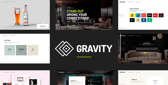 Gravity v1.0.6 – Creative Agency & Presentation WordPress Theme