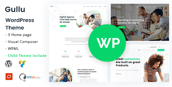 Gullu v1.2 – Responsive Creative Digital Agency WordPress Theme