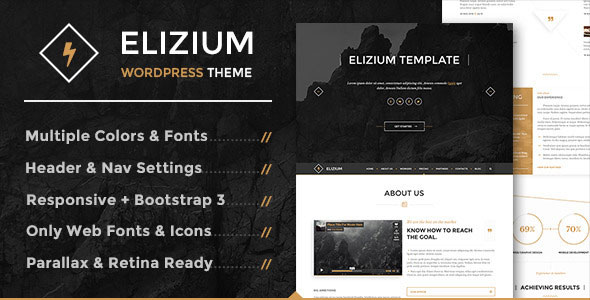 ELIZIUM - PARALLAX MULTIPURPOSE WORDPRESS THEME