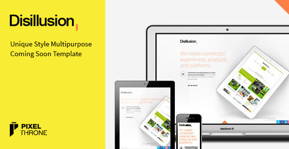 Disillusion - Themeforest Responsive Coming Soon Page