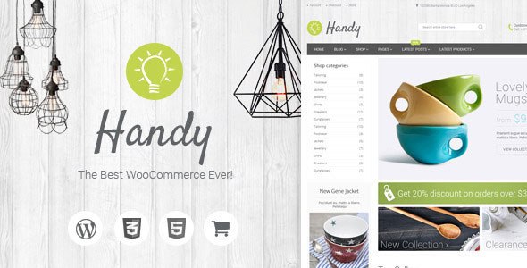 Handy v4.6 – Handmade Shop WooCommerce WordPress Theme