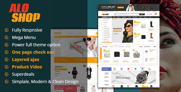 ALO SHOP V1.2 - SUPER MARKET RESPONSIVE MAGENTO2 THEME