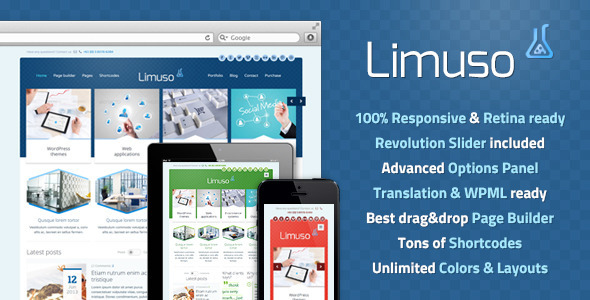 LIMUSO V1.2.5 - THEMEFOREST PREMIUM WORDPRESS THEME