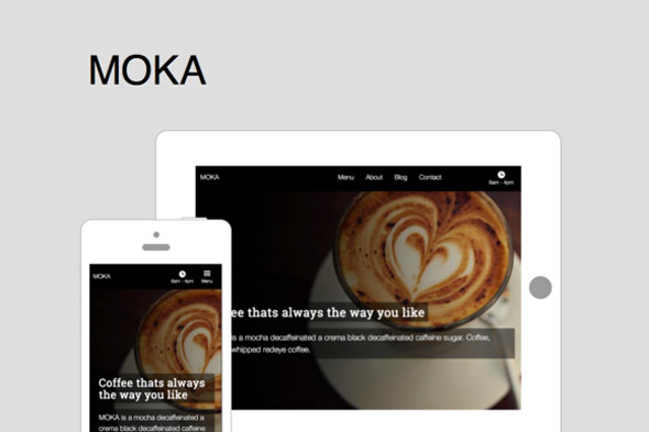 Moka - Creativemarket HTML template