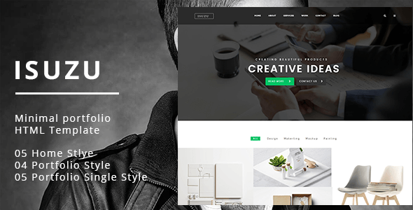 Isuzu v1.0 – Responsive Creative & Portfolio HTML5 Template