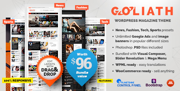 GOLIATH V1.0.29 - ADS OPTIMIZED NEWS & REVIEWS MAGAZINE