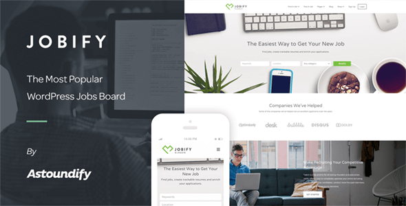 Jobify v3.1.2 – Responsive WordPress Job Board Theme